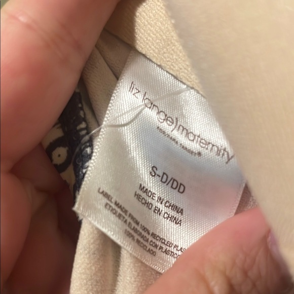 Womens New Liz Lange Maternity One Piece Swimsuit - Picture 6 of 7